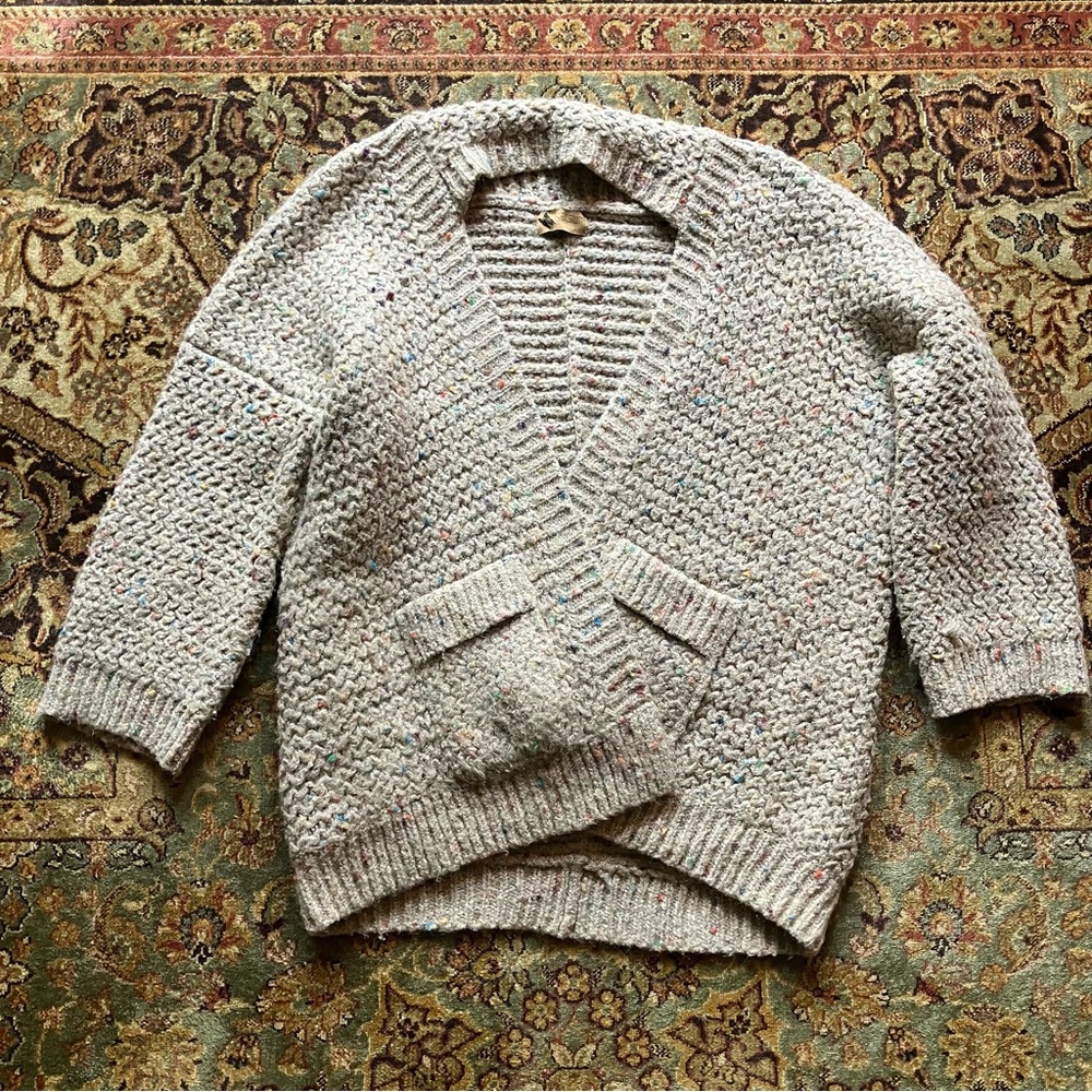 Katsumi Speckled Knit Wool-blend Cardigan